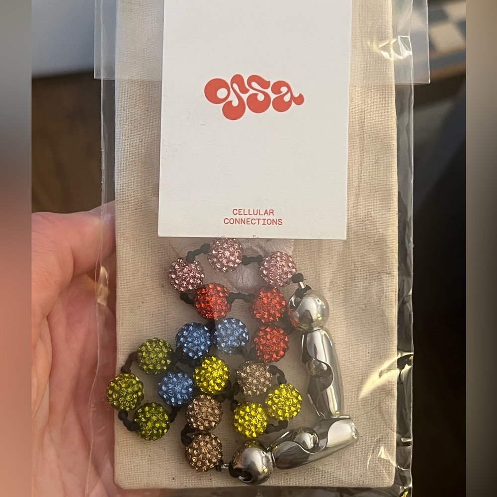 Colorful Beaded Ossa IPhone Wristlet